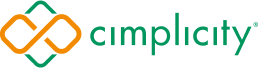 Cimplicity logo and CTA redirect to patient support page.