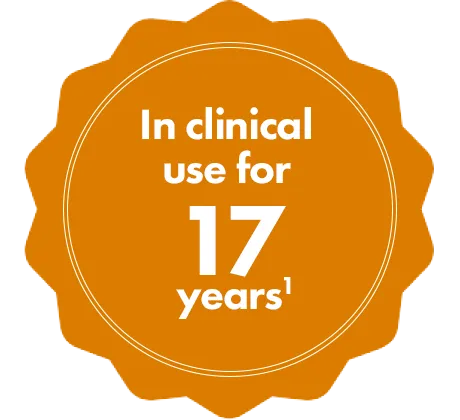 In clinical use for 17 years